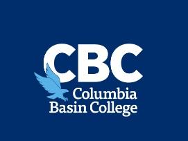 Official logo of Columbia Basin College that includes a profile of a hawk.